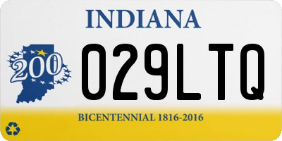 IN license plate 029LTQ