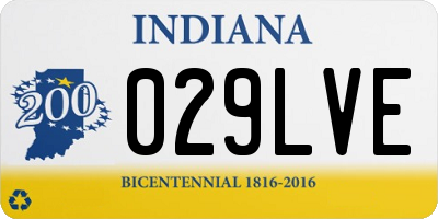 IN license plate 029LVE