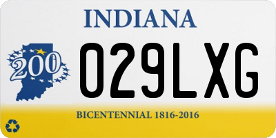 IN license plate 029LXG