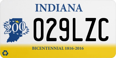 IN license plate 029LZC