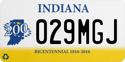 IN license plate 029MGJ