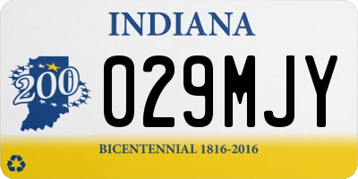 IN license plate 029MJY