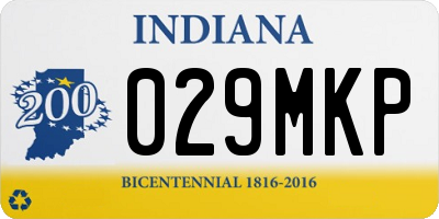IN license plate 029MKP