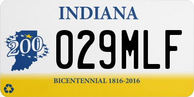 IN license plate 029MLF