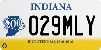 IN license plate 029MLY