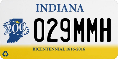 IN license plate 029MMH