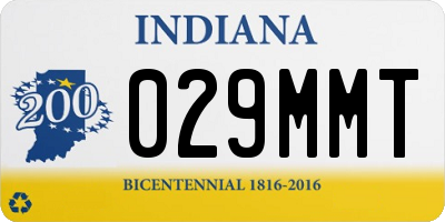 IN license plate 029MMT