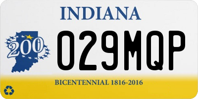 IN license plate 029MQP