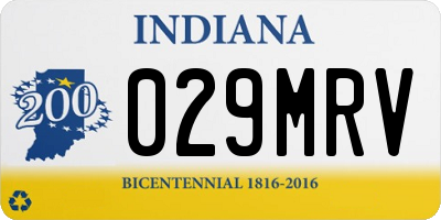 IN license plate 029MRV