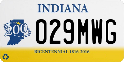 IN license plate 029MWG