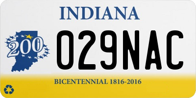 IN license plate 029NAC