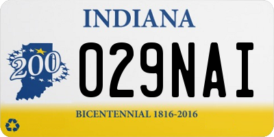 IN license plate 029NAI