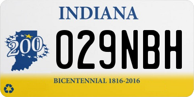 IN license plate 029NBH