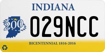 IN license plate 029NCC
