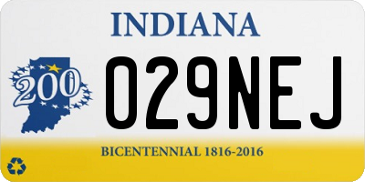 IN license plate 029NEJ