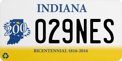 IN license plate 029NES