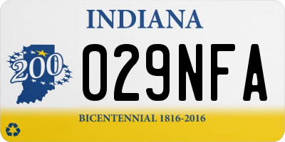 IN license plate 029NFA