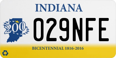 IN license plate 029NFE