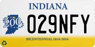 IN license plate 029NFY