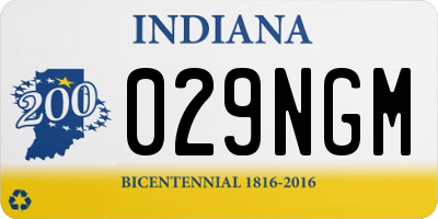 IN license plate 029NGM