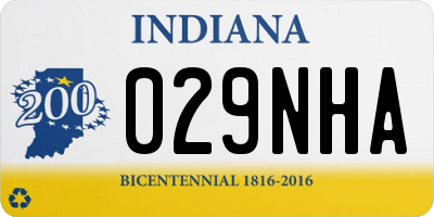 IN license plate 029NHA