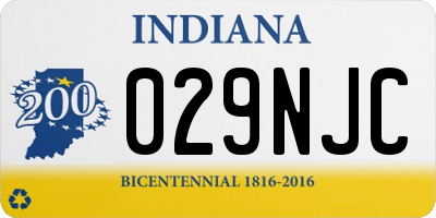 IN license plate 029NJC