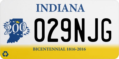 IN license plate 029NJG