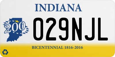IN license plate 029NJL