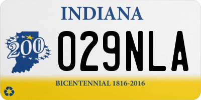 IN license plate 029NLA