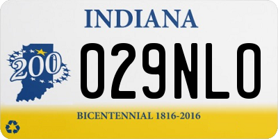 IN license plate 029NLO