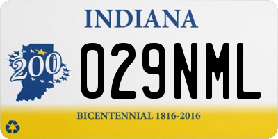 IN license plate 029NML