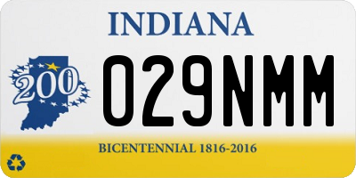 IN license plate 029NMM