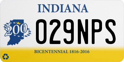 IN license plate 029NPS
