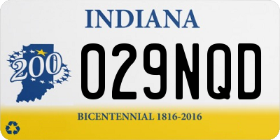 IN license plate 029NQD