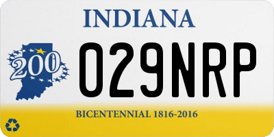IN license plate 029NRP