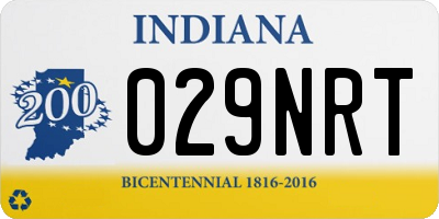 IN license plate 029NRT