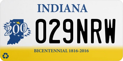 IN license plate 029NRW