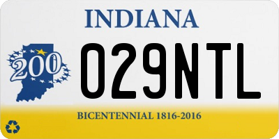 IN license plate 029NTL