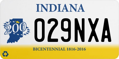 IN license plate 029NXA