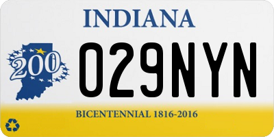 IN license plate 029NYN