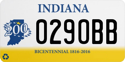 IN license plate 029OBB