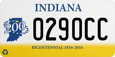 IN license plate 029OCC