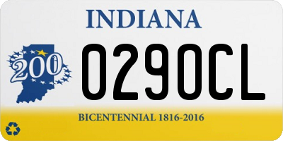 IN license plate 029OCL