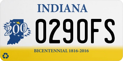 IN license plate 029OFS
