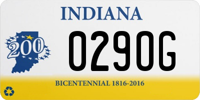 IN license plate 029OG