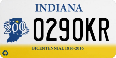 IN license plate 029OKR