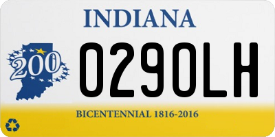 IN license plate 029OLH