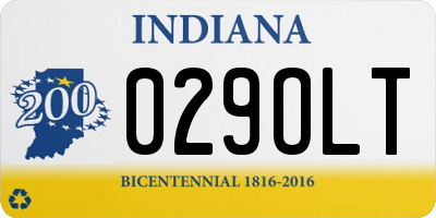 IN license plate 029OLT