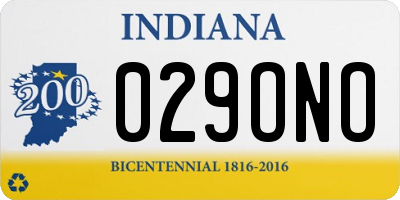 IN license plate 029ONO
