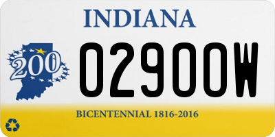 IN license plate 029OOW